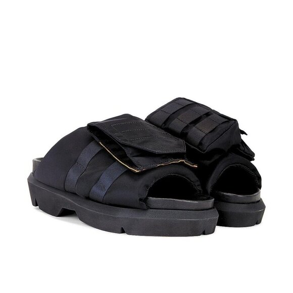 SACAI Pockets Slides in Black 43 10 New With Box Mens Sandals - Picture 1 of 16